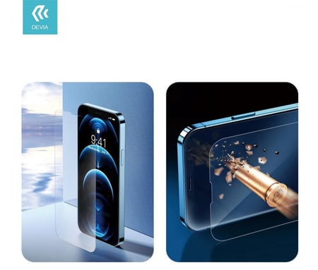 ديفيا ستار سيريز شاشة زجاجية كاملة لهاتف آيفون 13/13 برو 6.1 بوصة