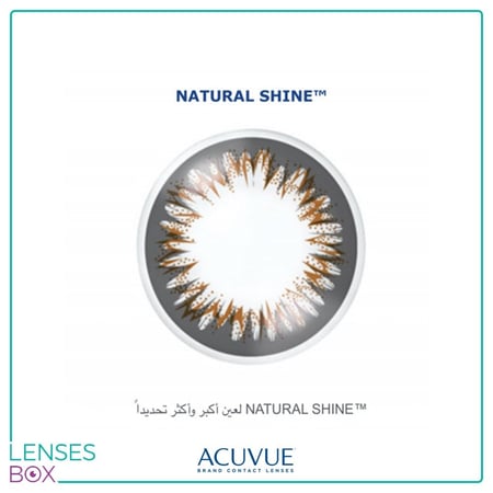 عدسات اكيوفيو ديفاين ناتشورال شاين شين acuvue define natural shine