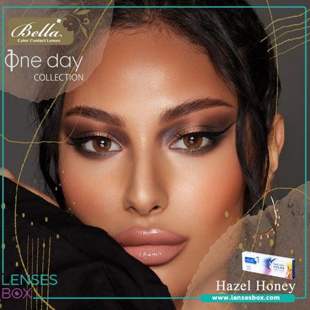 Bella One Day Hazel Honey - عدسات بيلا اليومية هازل هوني