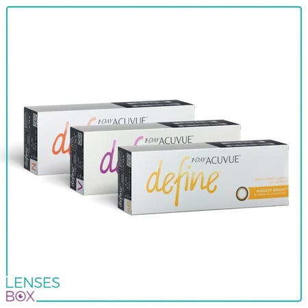عدسات ون داي اكيوفيو ديفاين 1Day ACUVUE define بقياس نظر