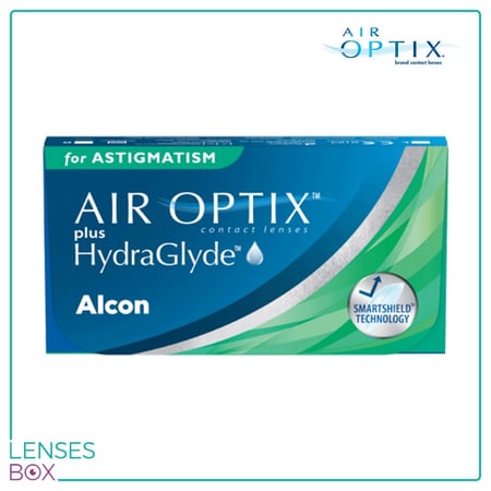 AIR OPTIX PLUS HYDRAGLYDE FOR ASTIGMATISM  عدسات لاصقة للإستجماتيزم
