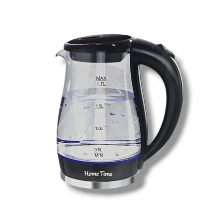 غلاية زجاج شفاف سعة 1.7 لتر- سريعة الغليان بقدرة 1500واط2066