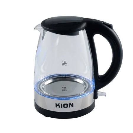 غلاية كهربائية زجاج كيون 1.7 لتر ، 1700 واط