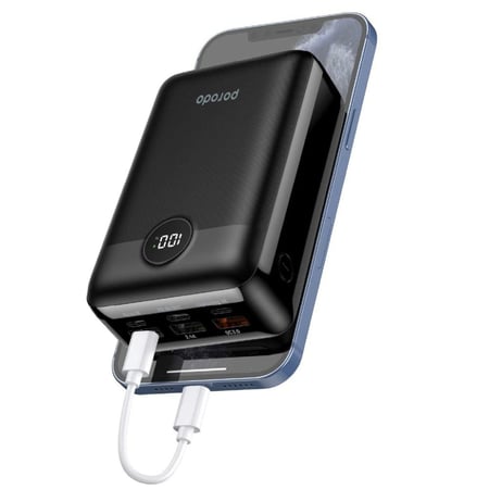 بورودو بطارية 30ألف امبير 20 واط - أسود