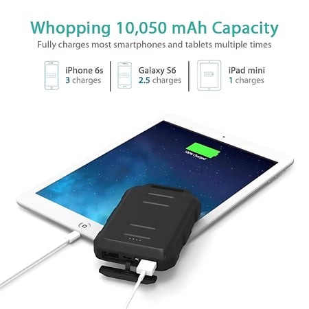 ravpower 10.000 Rugged  Black RP-PB044
