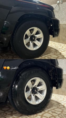 ملمع الإطارات المشفر  + هدية , سفنجة للاستخدام (500 ملي)