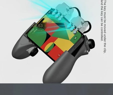 ازرار البيانو جوال ليزر 6 ازرار خاصية تسريع طلقات مدمج بمروحة تبريد