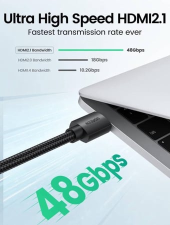 كيبل HDMI 2.1 يوقرين
