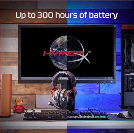 سماعة هايبركس كلاود الفا وايرلس مستخدم hyperx cloud alpha wireless