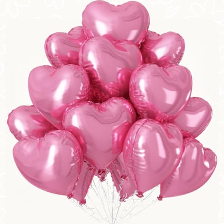 بالون قلب وردي | Pink Heart Balloon