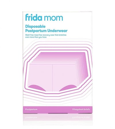 ملابس فريدا مام الداخلية للاستعمال مرة واحدة عالية الخصر لما بعد الولادة ، فائقة النعومة وقابلة للتمدد وجيدة التهوية وطاردة للرطوبة وخالية من اللاتكس | 8 قطع