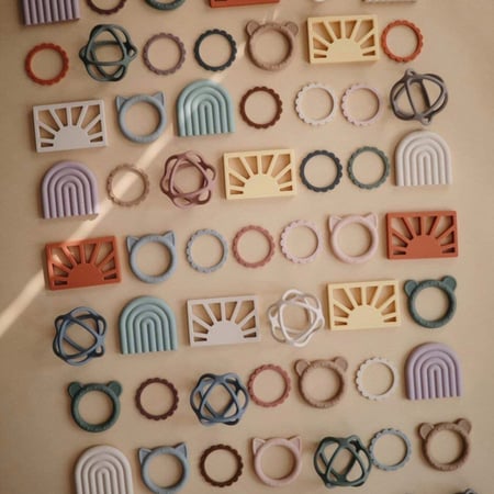 عضاضة للاطفال من السيليكون الامن