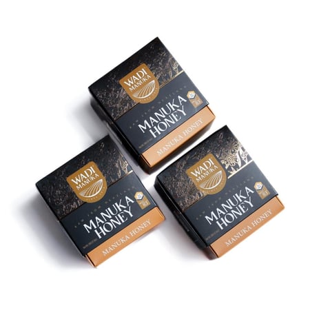 عسل مانوكا نصف كيلو MGO80  UMF+5  X3