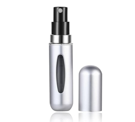 Refillable Spray Mini Perfume Bottle 5ml-Silver متجر خبير العطور