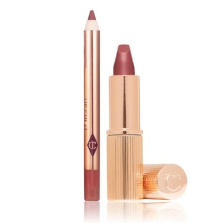 شارلوت تلبري | مجموعة الشفاه بيلو توك ميديم Charlotte Tilbury | pillow talk medium mini lip kit