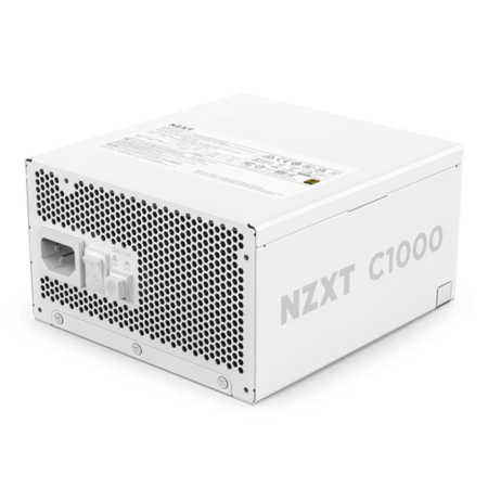 NZXT C1000 Gold 1000W Power Supply – Complete Gold Power with Elegant White Design
