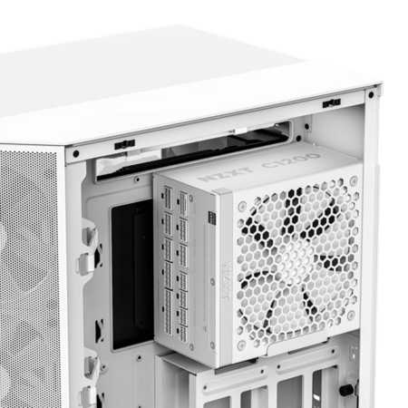 باور سبلاي NZXT C1200 Gold 1200W – طاقة ذهبية متكاملة وأناقة بيضاء