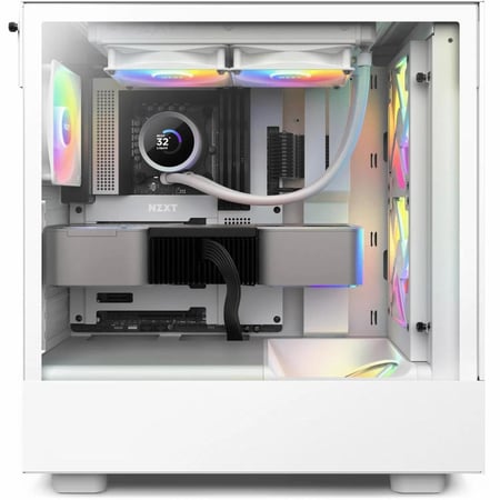 NZXT CPU COOLER KRAKEN 240MM RGB WITH LCD DISPLAY WHITE