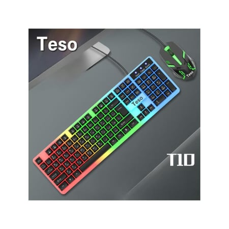 كيبورد جمينق اسود TESO -T10