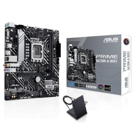 ASUS PRIME H610M-A WiFi – DDR5 Micro-ATX Motherboard with Wi-Fi