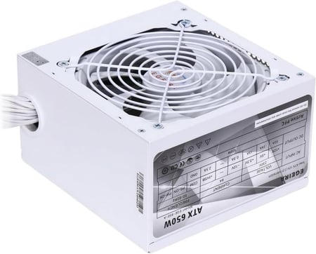 Egeira 750W GOLD WHITE Power Supply – Powerful & Elegant White Design