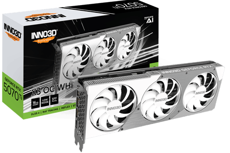 INNO3D GeForce RTX 5070 Ti X3 OC White (INNO3D RTX 5070 Ti X3 OC White)