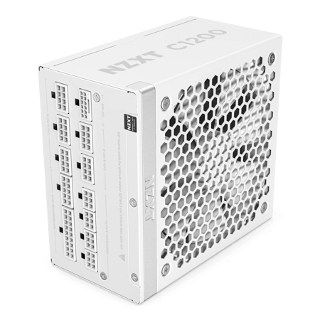 NZXT C1200 Gold 1200W Power Supply – Complete Gold Power with Elegant White Design