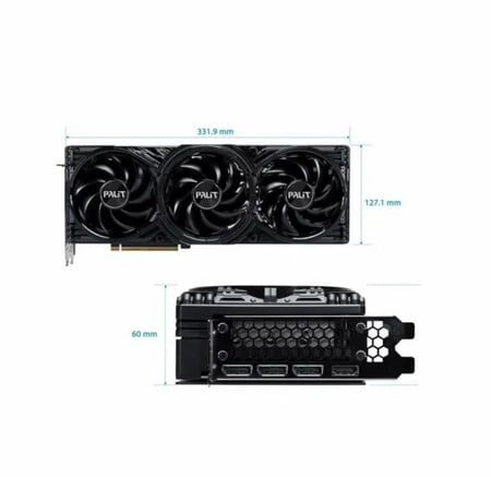 Palit GeForce RTX 5080 GamingPro – 16GB GDDR7 – Triple Fan – High-Performance Gaming Graphics Card