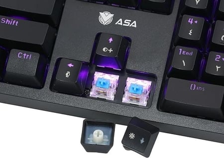 كيبورد ميكانيكي RGB- MONSTER من ASA
