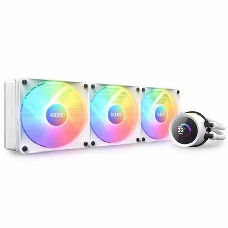 NZXT CPU Cooler Kraken 360mm RGB WHIITE