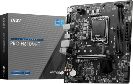 MSI PRO H610M-E – DDR5 Micro-ATX Motherboard – PRO Series