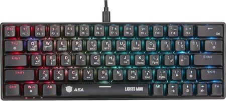 كيبورد ليتس مني اسود RGP ASA