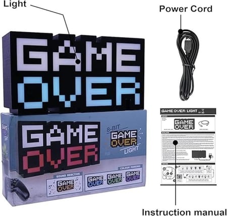 إضاءة ألعاب قيم أوفر – Game Over Light