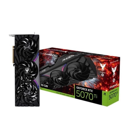 Gainward GeForce RTX 5070 Ti Phoenix-S – 16GB GDDR7 – Triple Fan – High-Performance Gaming GPU