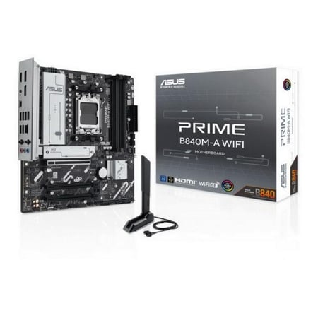 ASUS PRIME B840M-A WiFi 6E – mATX Motherboard – Socket AM5