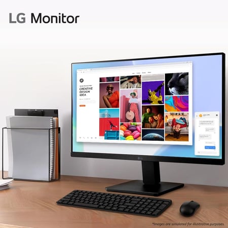 شاشة LG 24MR400-B – 24″ IPS | LG 24″ IPS Wide Monitor – 24MR400-B