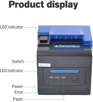 طابعة فواتير من X-اكس-برينتر موديل C300H، حقن للحبر، متعدد الألوان