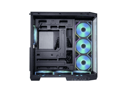 Egeira VISION 7 Black ATX Gaming Case – 7× ARGB Fans – Panoramic Glass – High Airflow