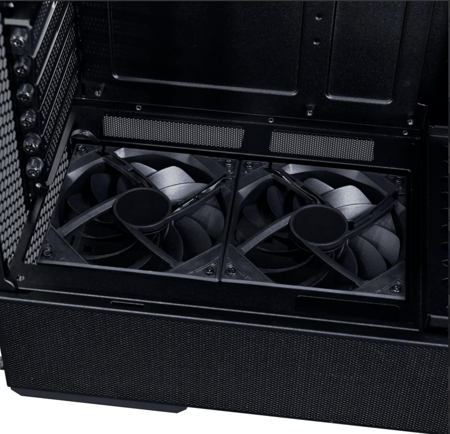 Lian Li LANCOOL 207 Digital Black – High-Airflow ATX Case – Digital Front Display – Mesh Front – Tempered Glass