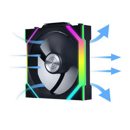 Lian Li 120mm UNI Fan SL Wireless ARGB Case Fan Black 12SL 1W1B