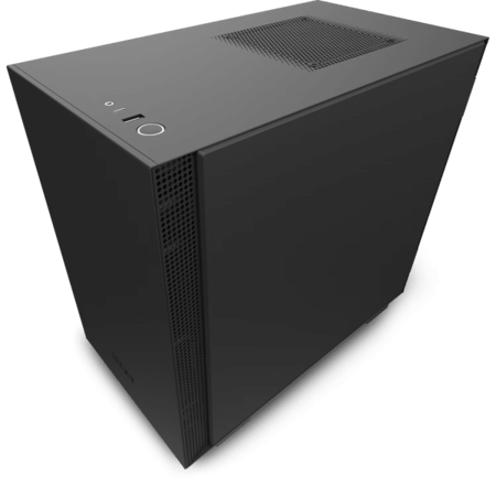 NZXT H210i Mini-ITX PC Case – White/Black – Smart Device V2 – Tempered Glass – Compact Premium Build