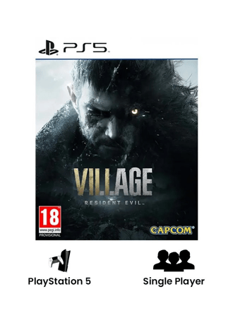 لعبة " Resident Evil: Village - (إصدار عالمي ) - بلايستيشن 5 - (PS5)