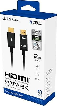 كابل HDMI فائق السرعة – مرخص رسميًا لجهاز بلاي ستيشن 5