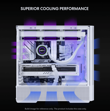 Lian Li LANCOOL 207RX WHITE – High-Airflow Mid Tower – Dual ARGB Fans – Tempered Glass – Premium Gaming Case