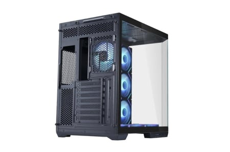 Egeira VISION 7 Black ATX Gaming Case – 7× ARGB Fans – Panoramic Glass – High Airflow