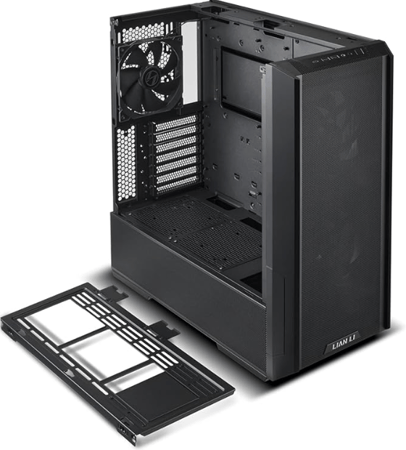 Lian Li LANCOOL 216RX Black – High-Airflow RGB ATX Mid-Tower Case – Mesh Front – Dual 160mm ARGB Fans