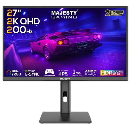 شاشة كمبيوتر ماجيستي 27 بوصه -QHD 2K 144Hz