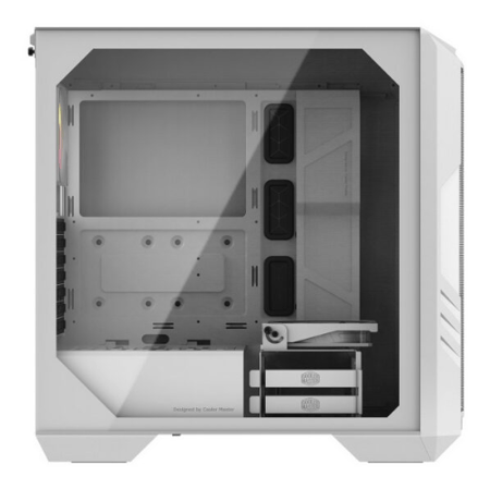 CoolerMaster HAF 500 White – Mid Tower – High-Airflow – ARGB Fans – Tempered Glass Gaming Case