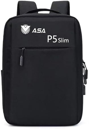 ASA شنطة ظهر بلاي ستيشن فايف سليم اسود