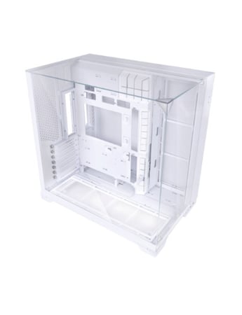 Lian Li O11 Vision Compact White – Premium Mid-Tower Case – Panoramic Triple Glass – High Airflow – ATX Support